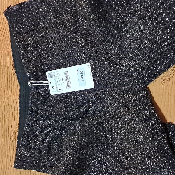 Zara Sparkly Knit Pants - Picture 4 of 9